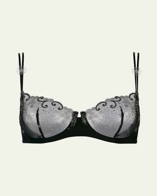 Delice Embroidered Demi Bra
